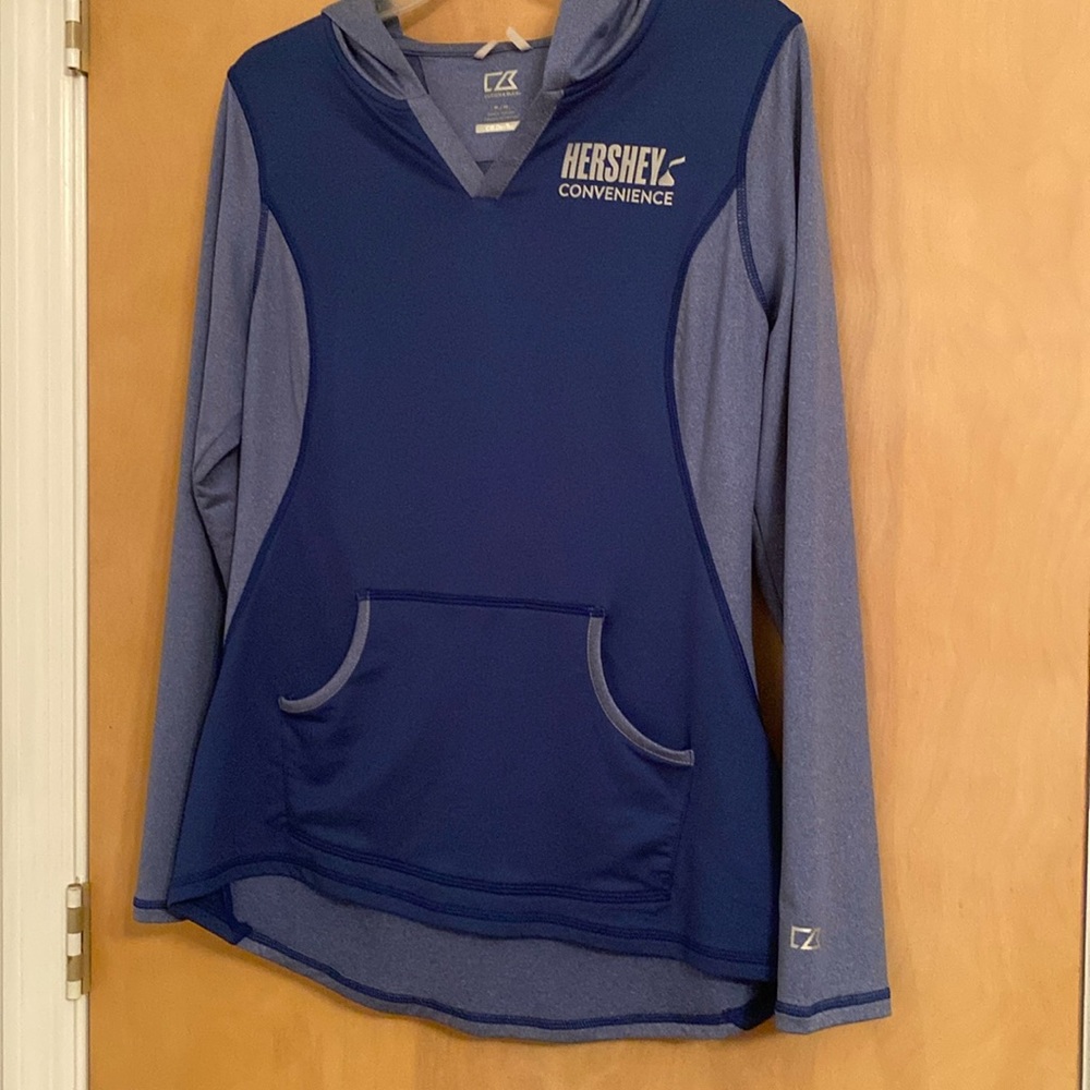 Cutter & Buck Hershey Convenience Pull over shirt w/hoodie